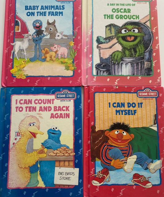 Vintage Sesame Street Book Bundle