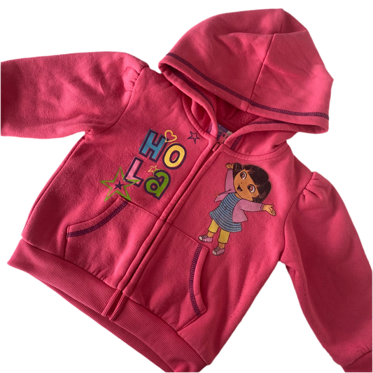 Dora The Explorer Hoodie - Size 1