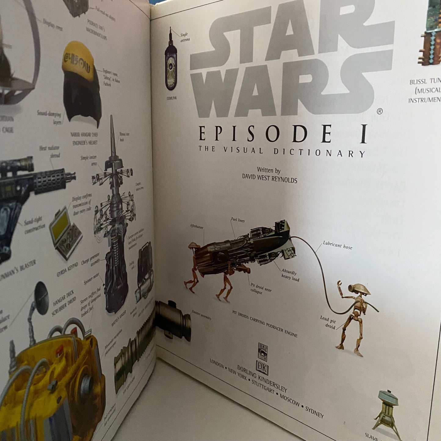Star Wars Episode 1 The Visual Dictionary Book
