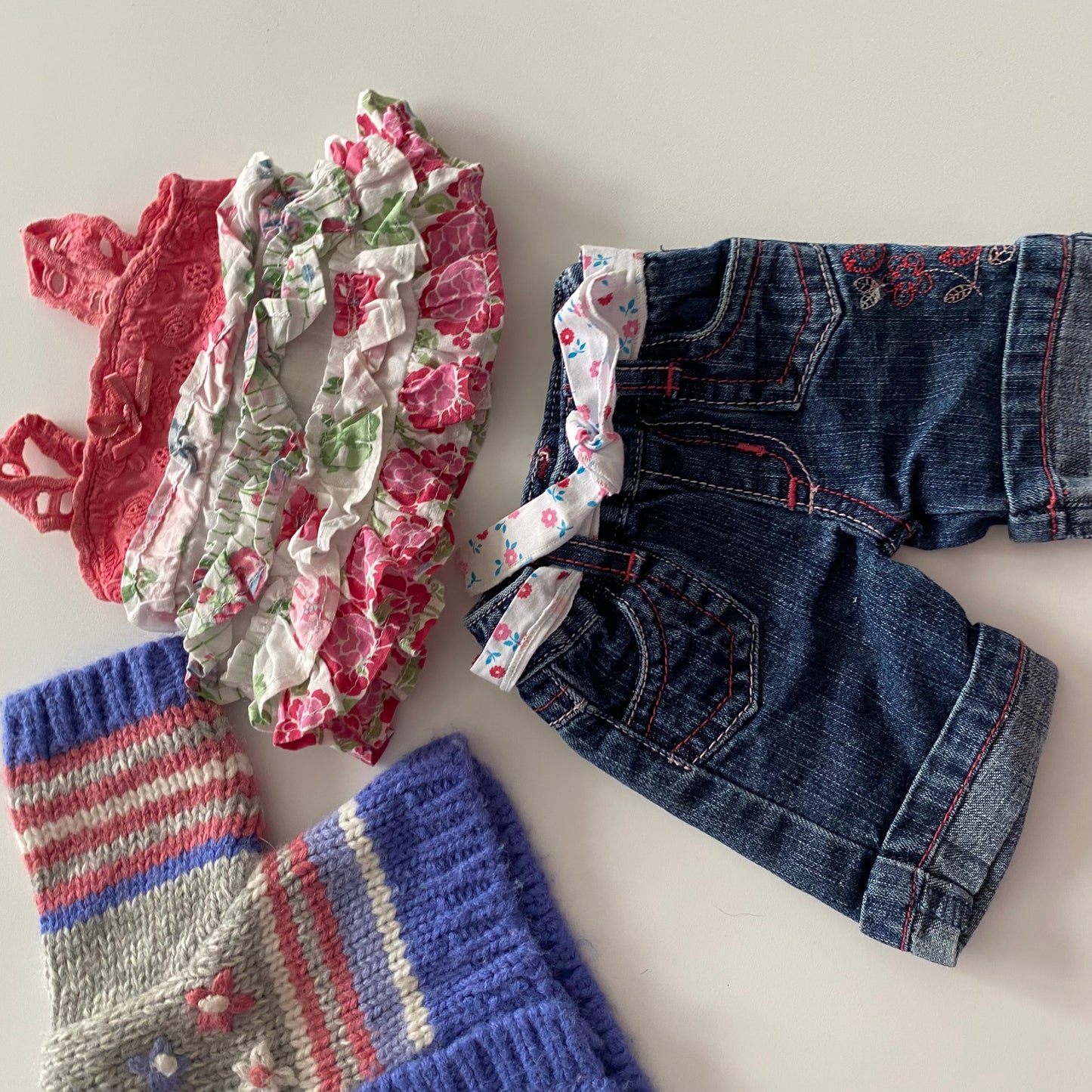 Vintage Pumpkin Patch Bear Outfit