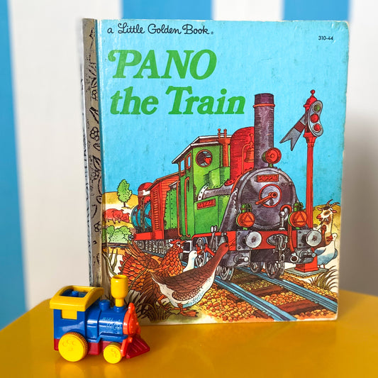 Pano The Train Little Golden Book & Train