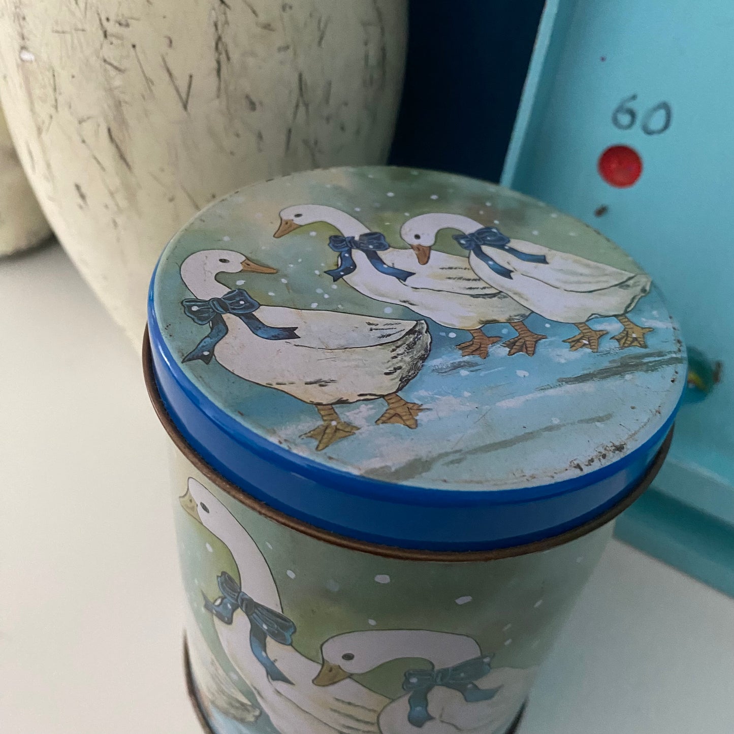 Vintage Goose Tin