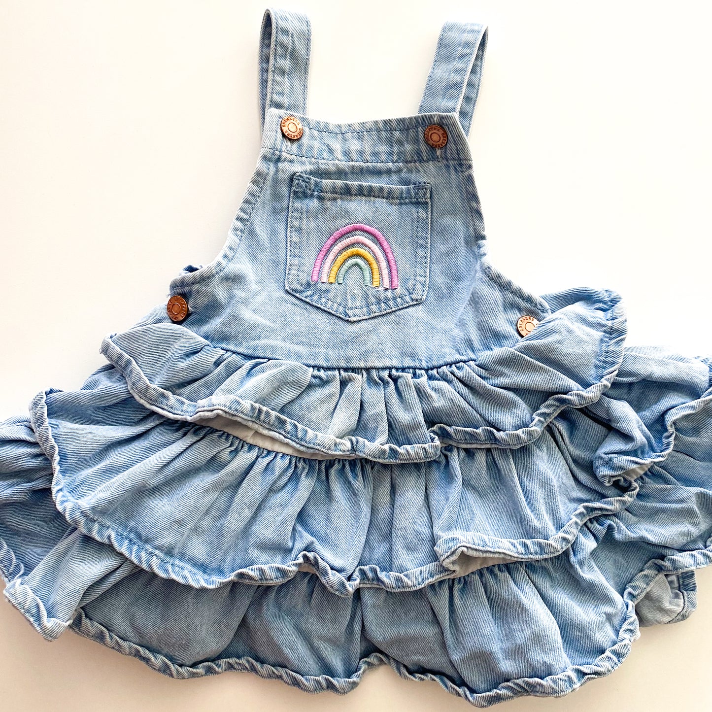 Breakers Denim Pinafore Dress - Size 2