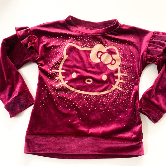 Hello Kitty Velour Jumper - Size 5