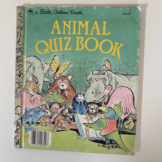 Book - Little Golden Animal Quiz Book