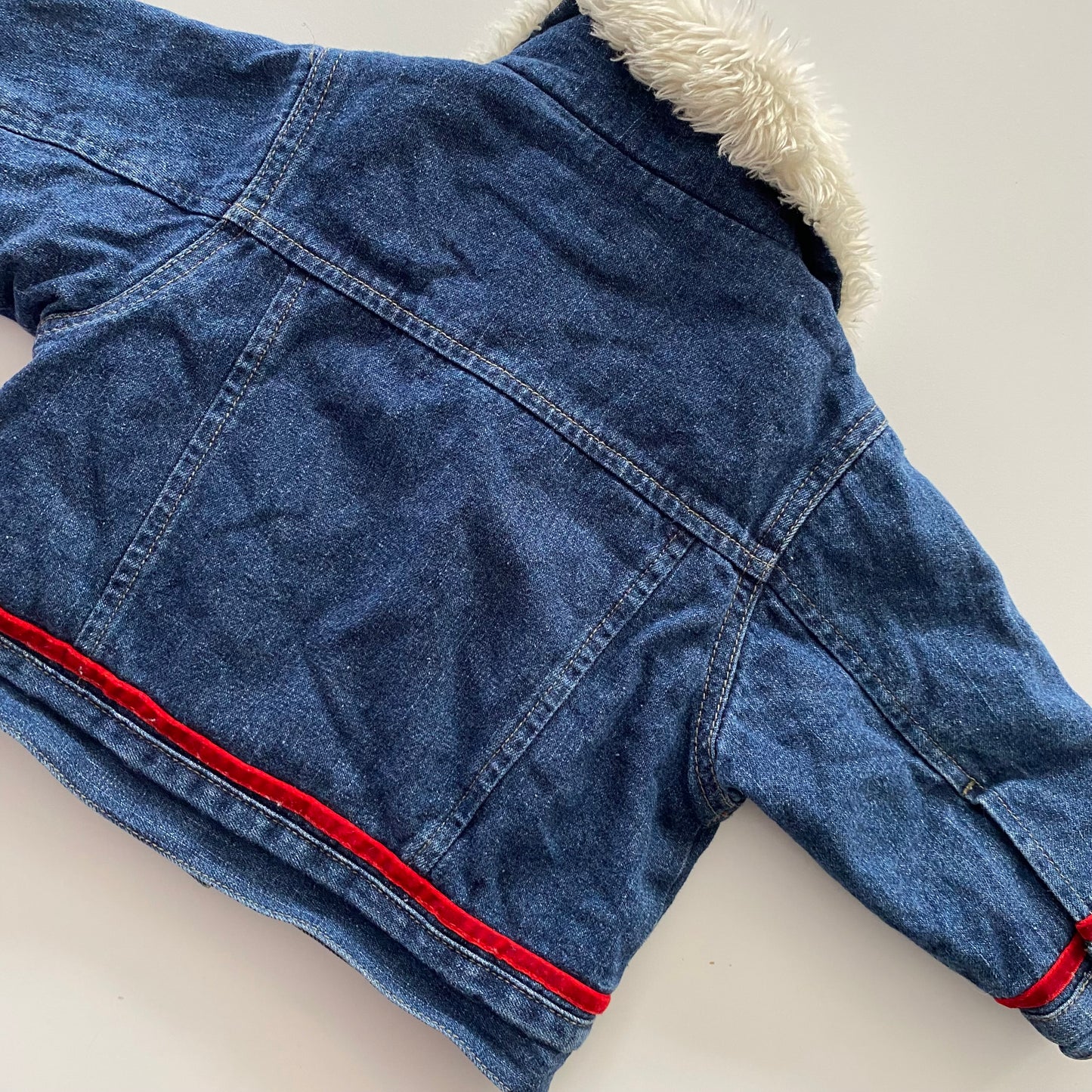 Vintage Mini Mango Denim Jacket - Size 12M