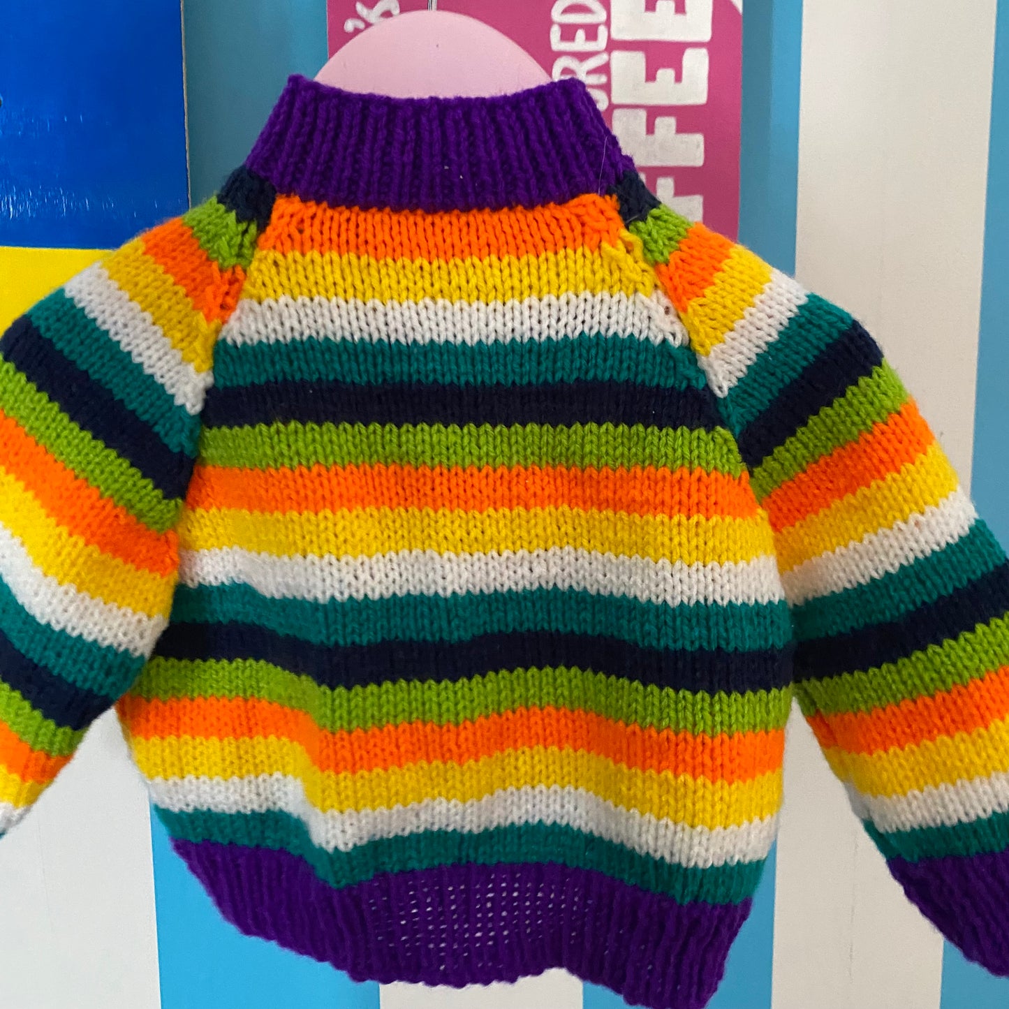 Handmade Knit Cardigan - Size 6-12M