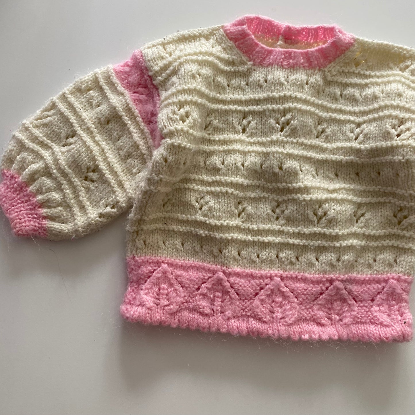 Handmade Knit Jumper - Size 6M