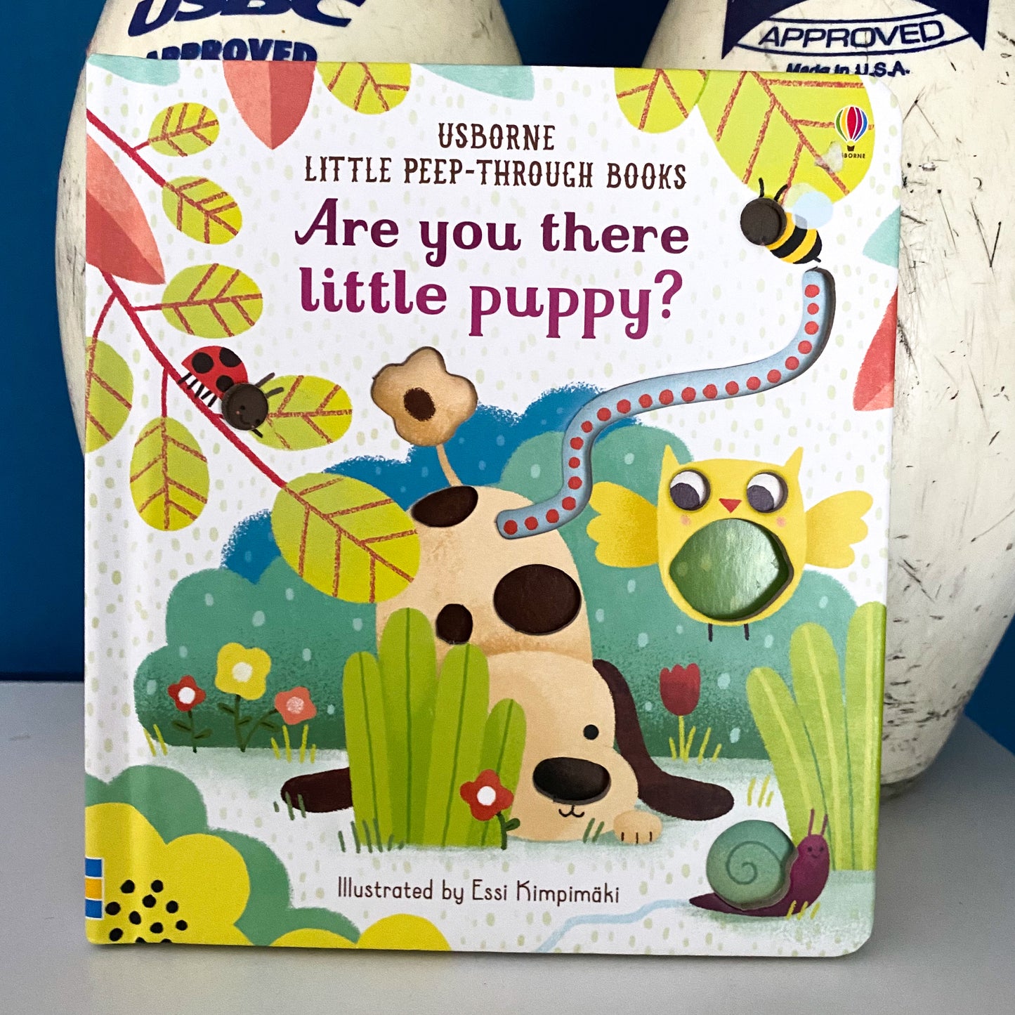 Usborne Little Peep Through Are You There Little Puppy? Board Book