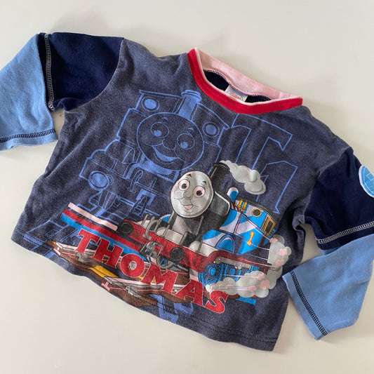 Thomas The Tank Engine Long Sleeve Top - Size 2