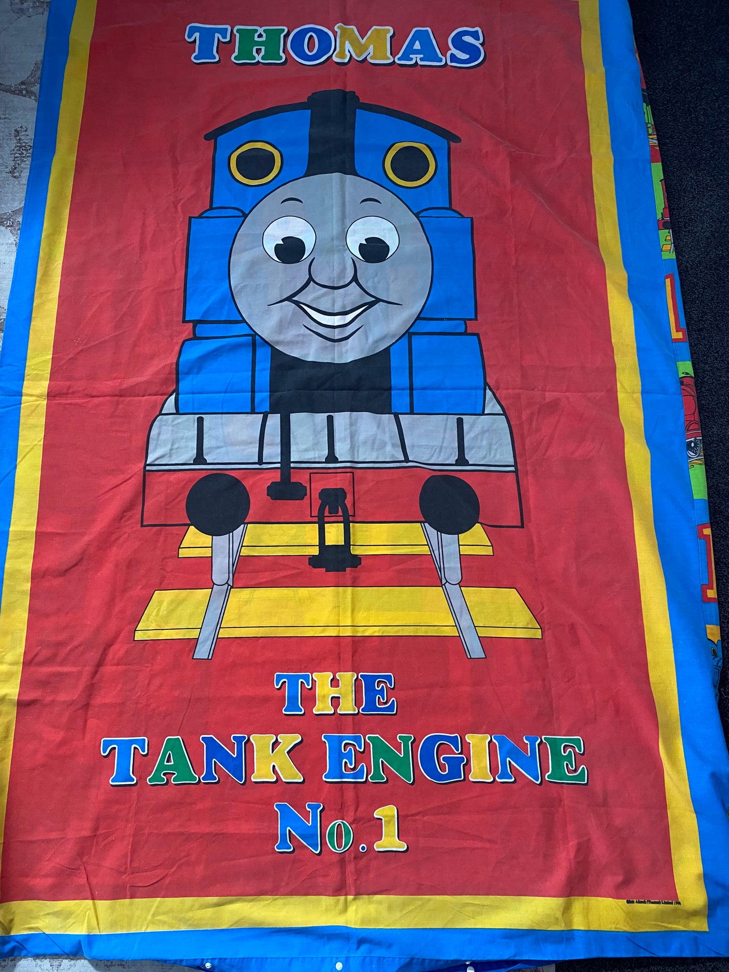 Vintage Thomas The Tank Engine Reversible Single Duvet Cover