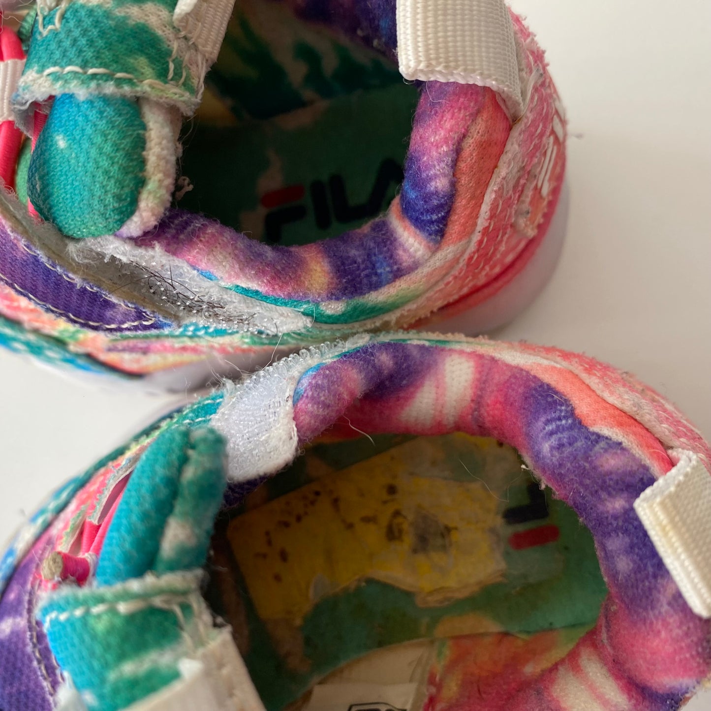 Fila Disruptor II Tie Dye Sneakers - Size 4 Infant
