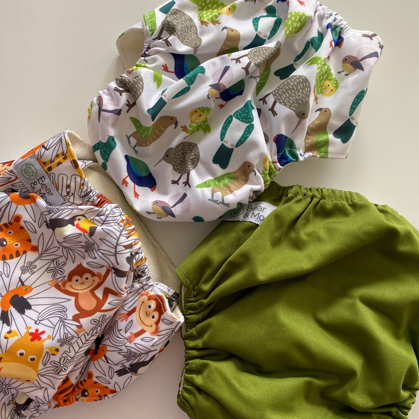 Bear & Moo Bamboo Reusable Nappies