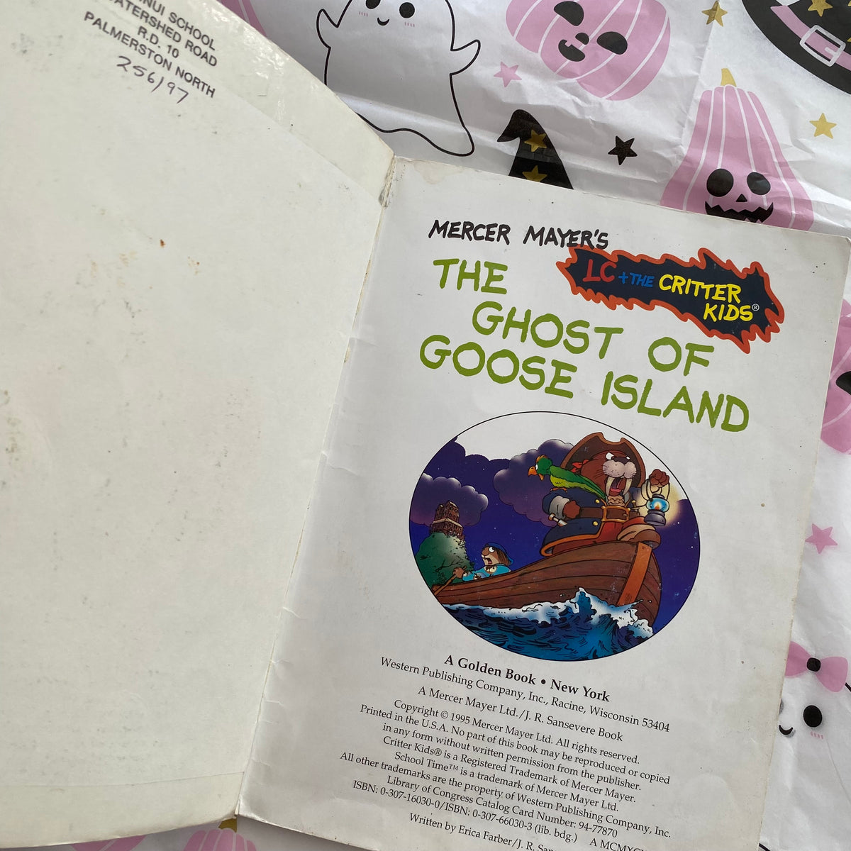 Vintage Mercer Mayer Little Critters The Ghost Of Goose Island Ex Library Book