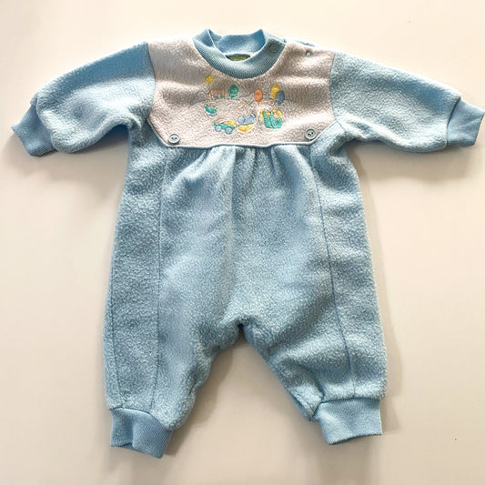 Vintage Fleece Romper - Size 3M