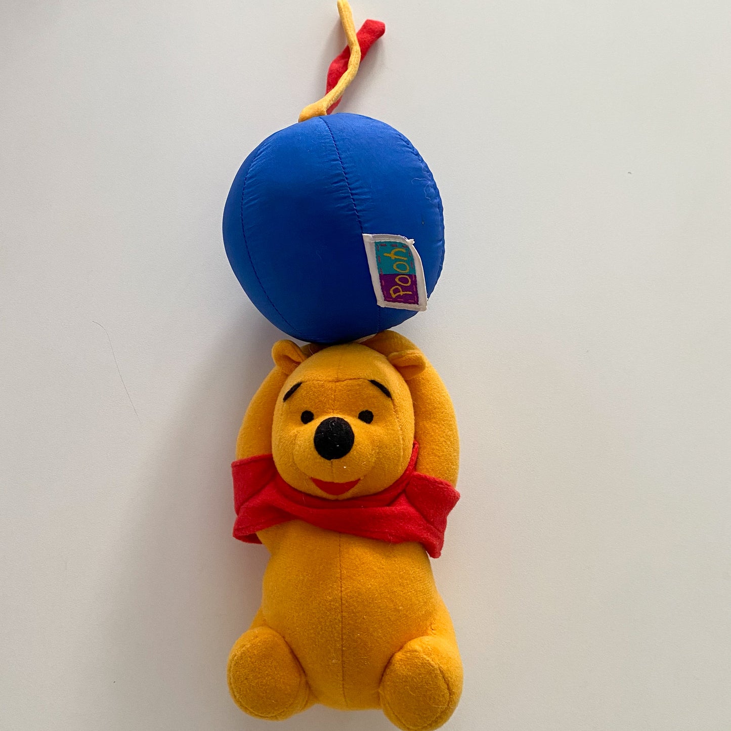 Vintage Disney Winnie The Pooh Musical Pull Down Plush