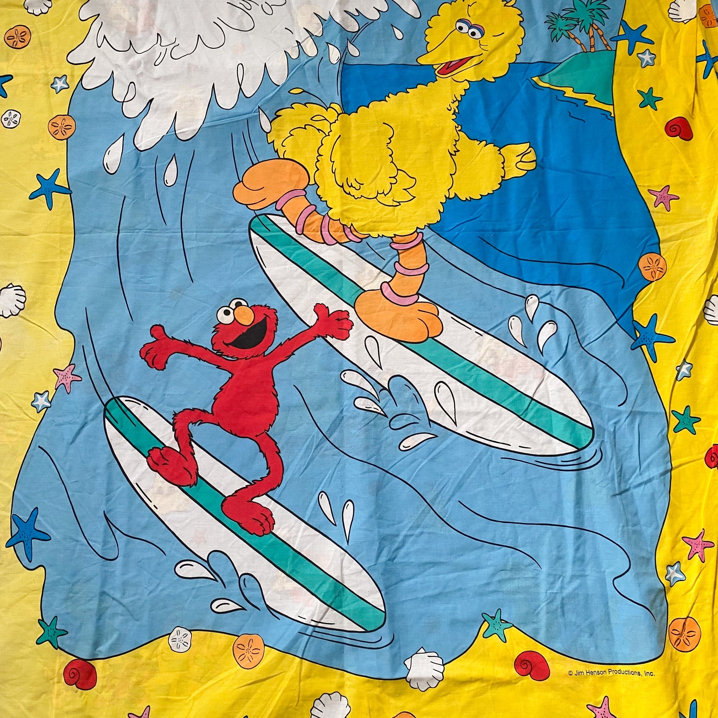 Vintage Sesame Street Reversible Single Duvet Cover