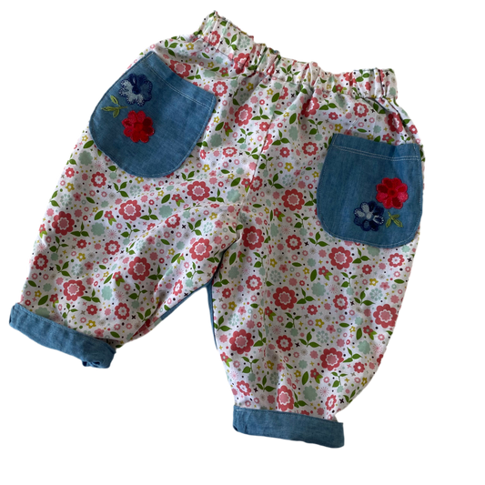 Handmade Reversible Pants - Size 1