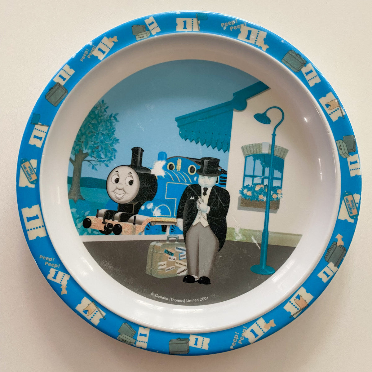 Vintage Thomas The Tank Engine Melamine Plate
