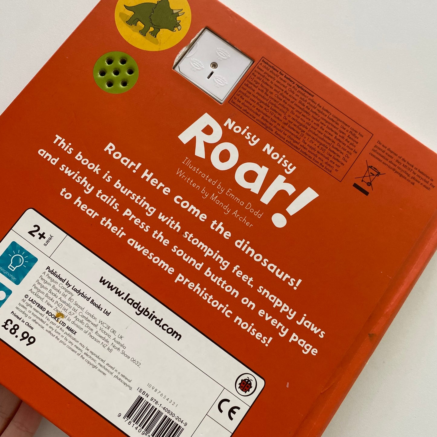 Noisy Noisy Roar! Sound Book