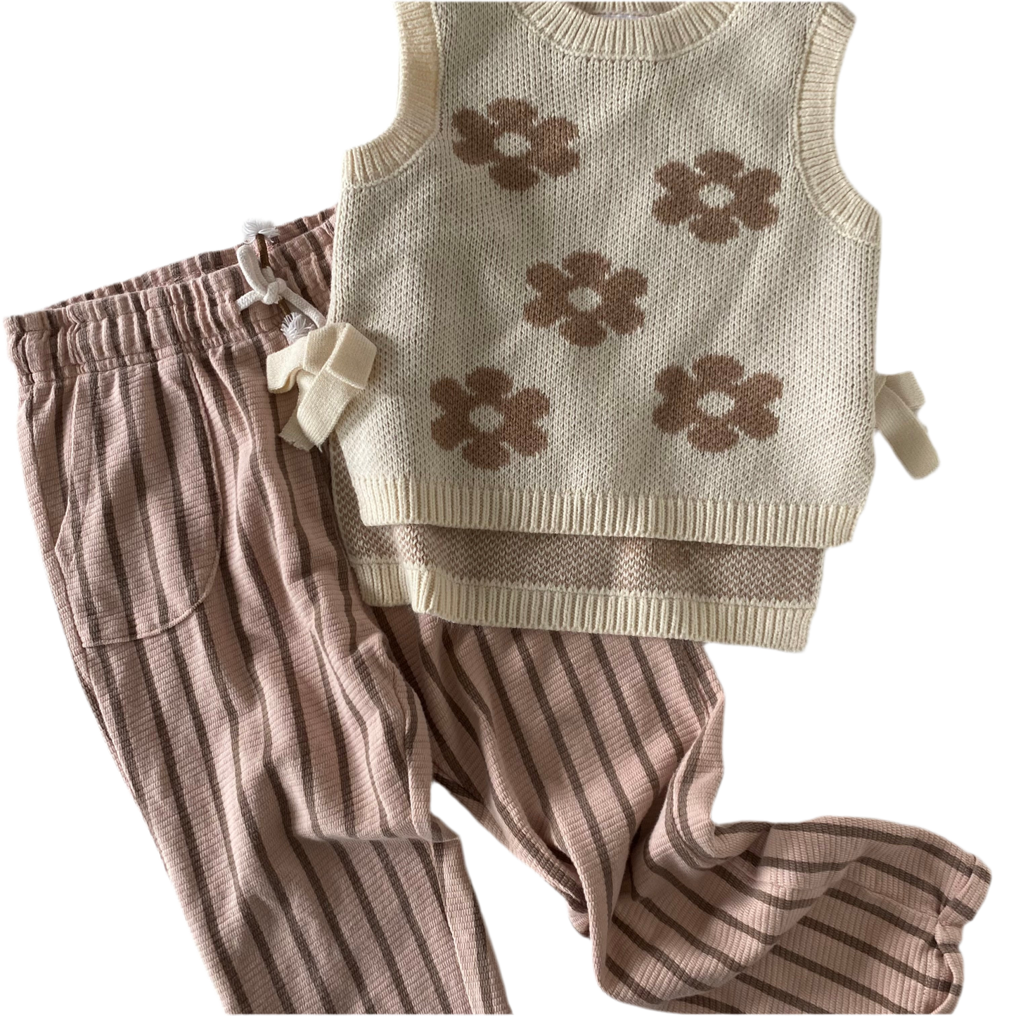 Knit Vest & Pants - Size 3-4Y