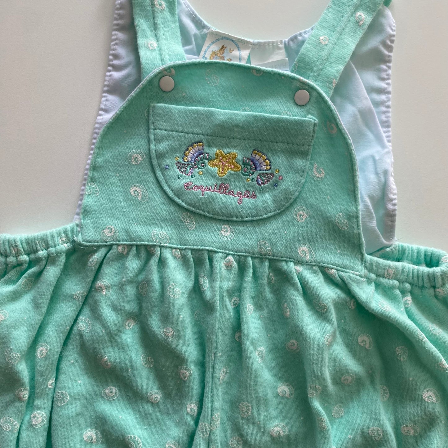 Vintage Sunny Baby Romper - Size 6-12M