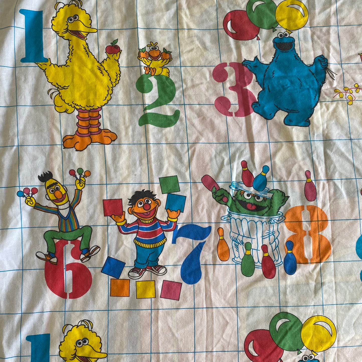 Sesame Street Vintage Reversible Single Duvet