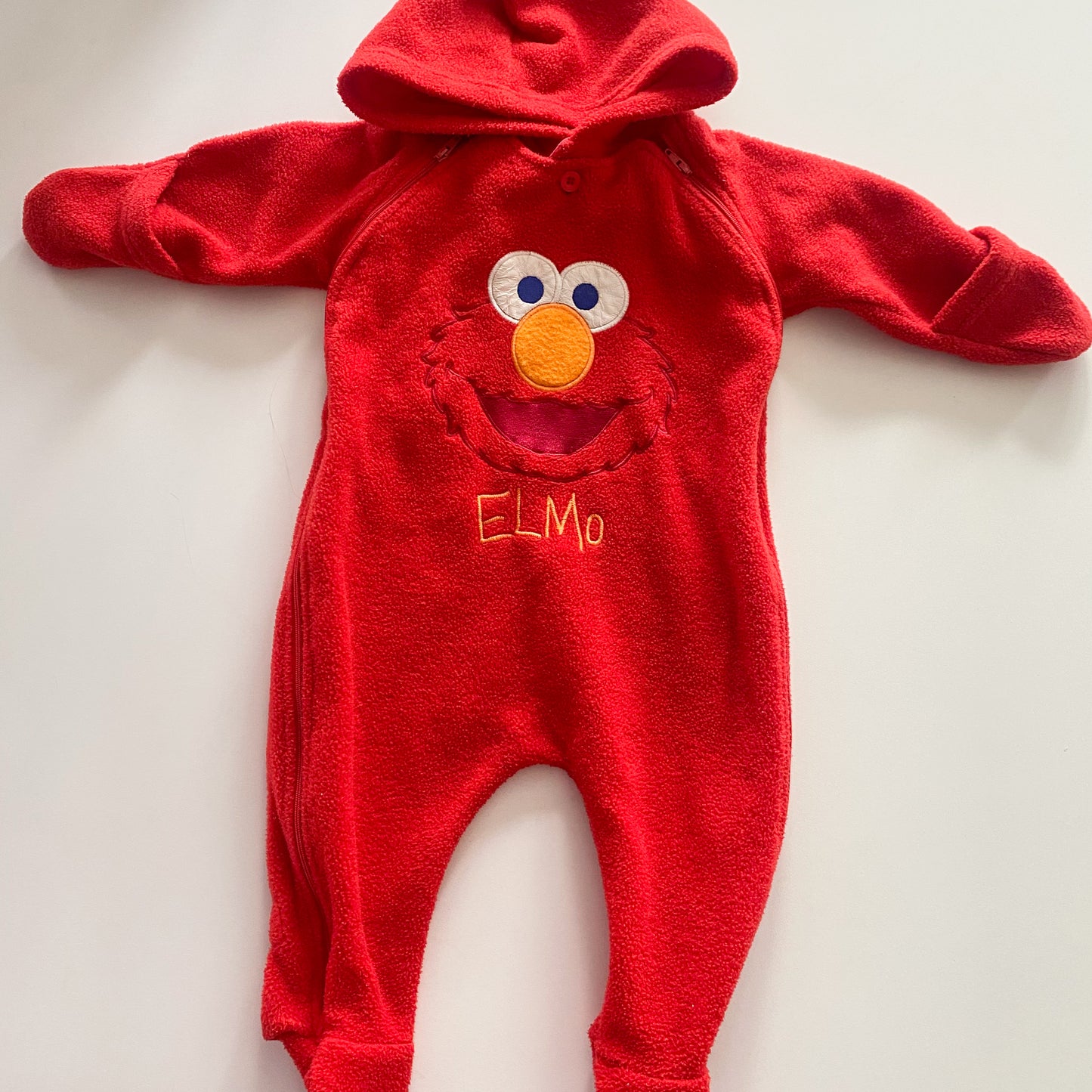 Sesame Street Fleece Footed Suit - Size 3-6M