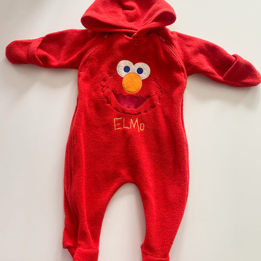 Sesame Street Fleece Footed Suit - Size 3-6M
