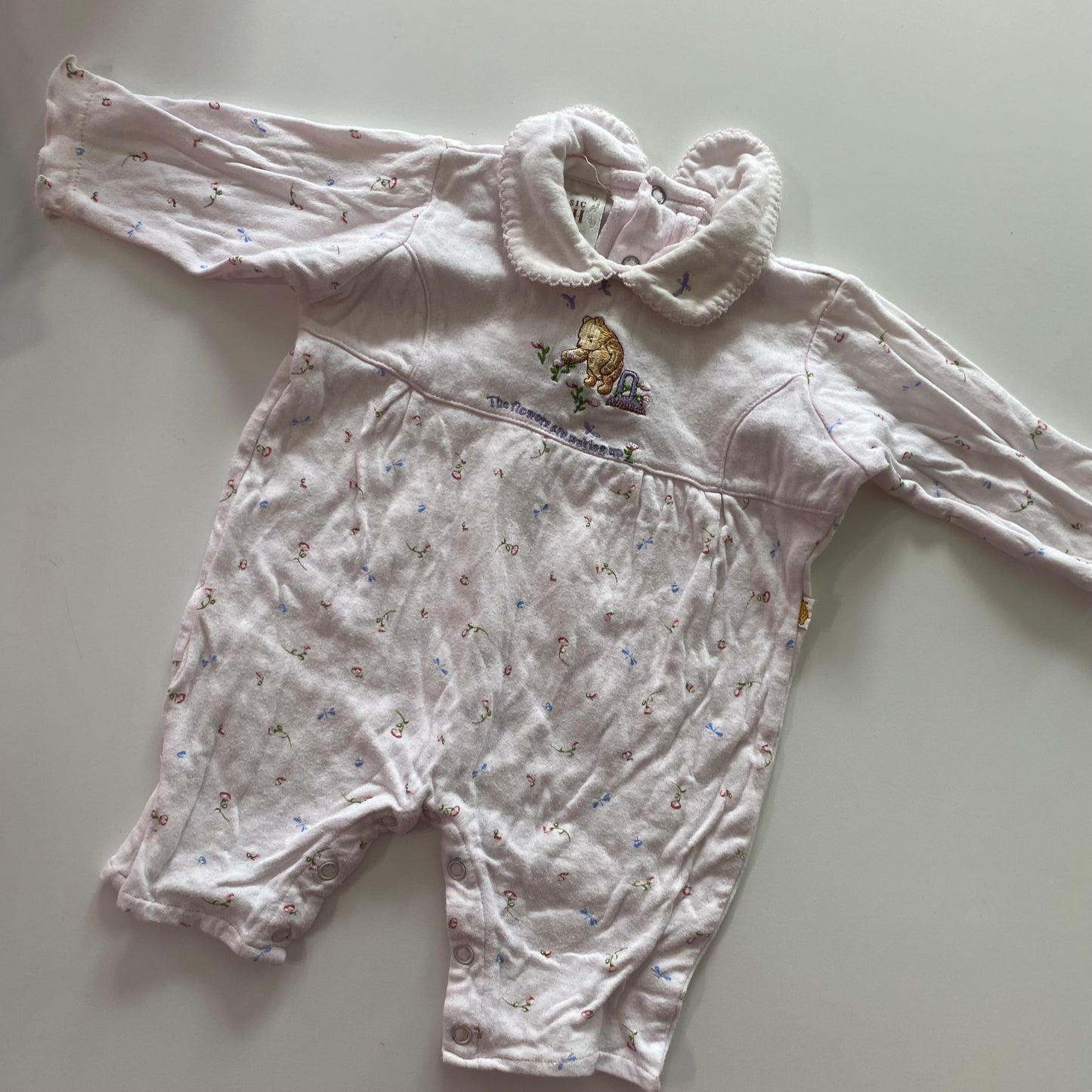 Classic Winnie The Pooh Romper - Size 0-3M