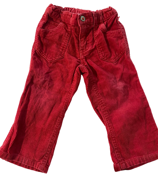 Y2K Pumpkin Patch Corduroy Flare Pants - Size 1
