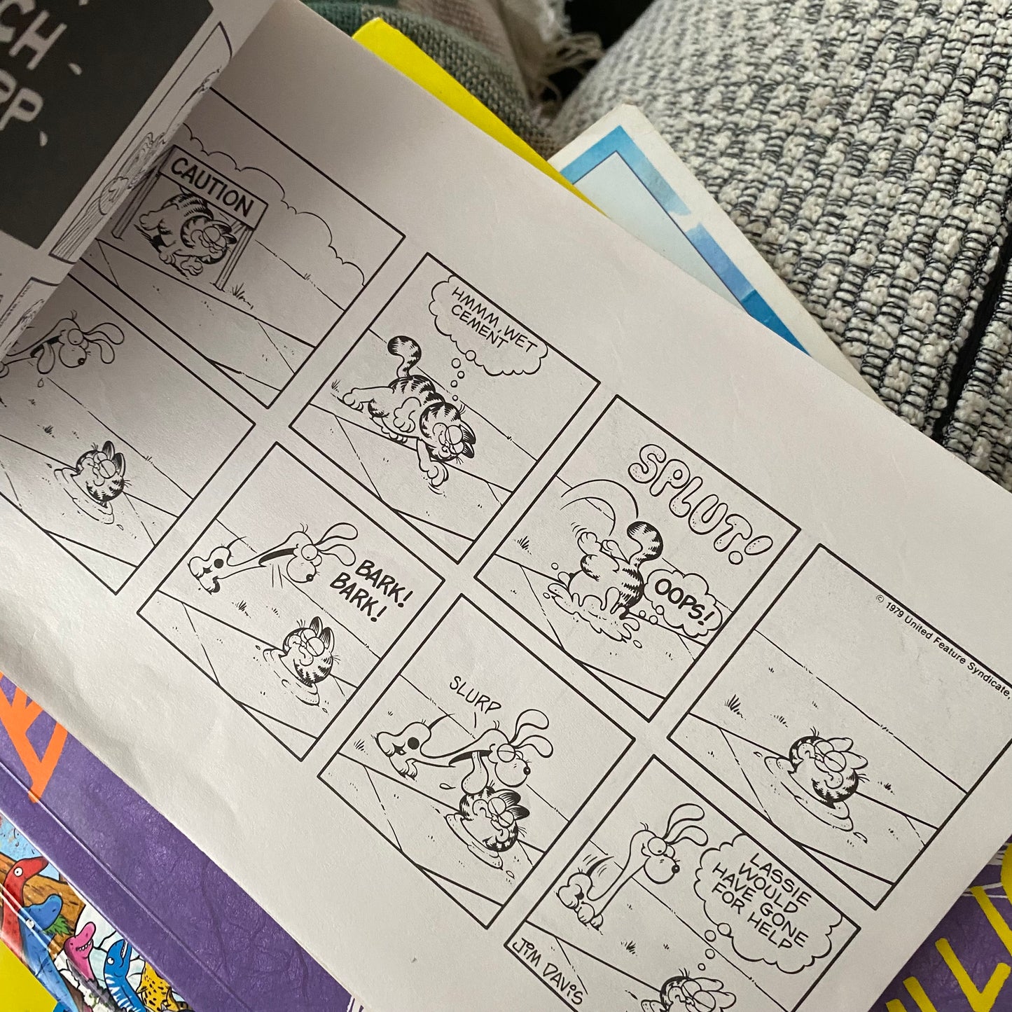 Vintage Garfield Comic Book