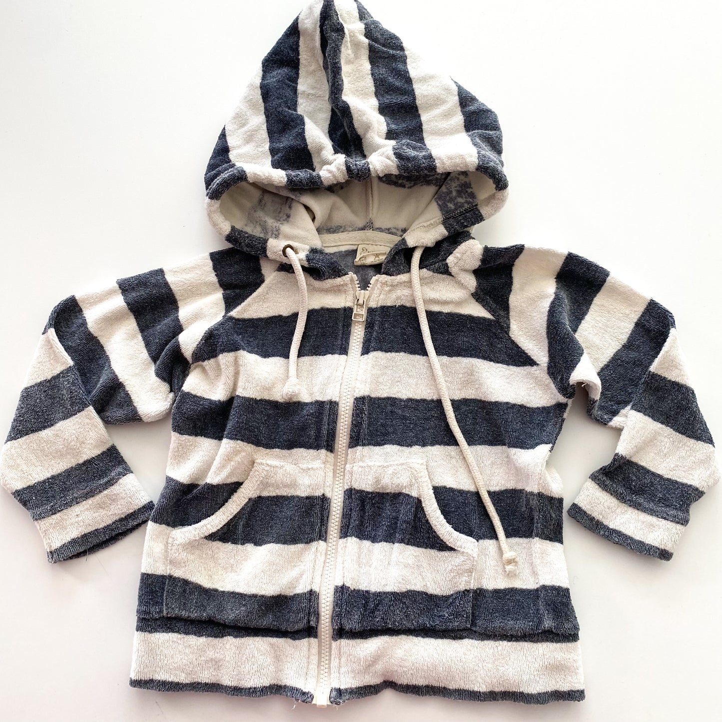 Nature Baby Terry Towelling Hoodie - Size 1