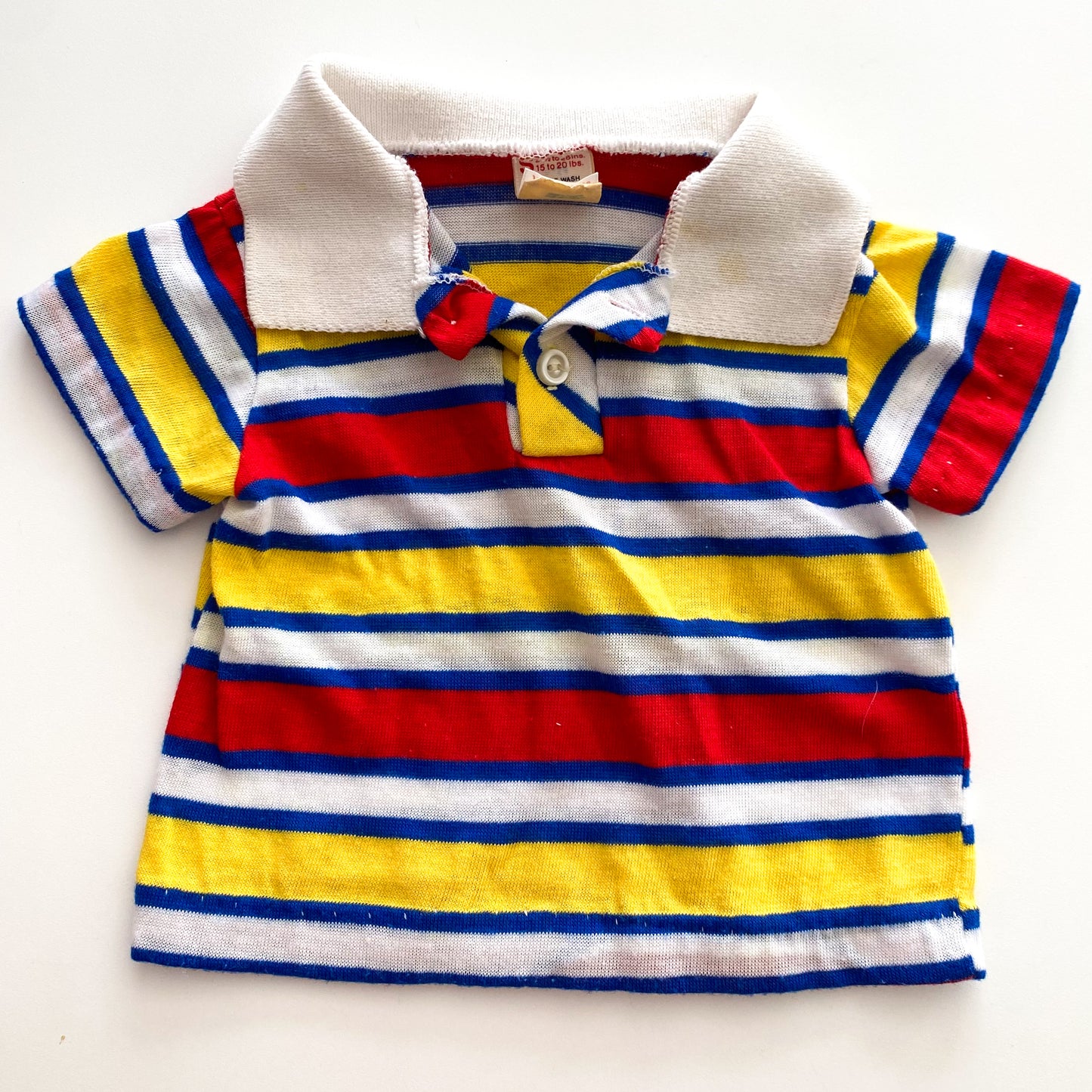 Vintage Stripe Polo - Size 6M