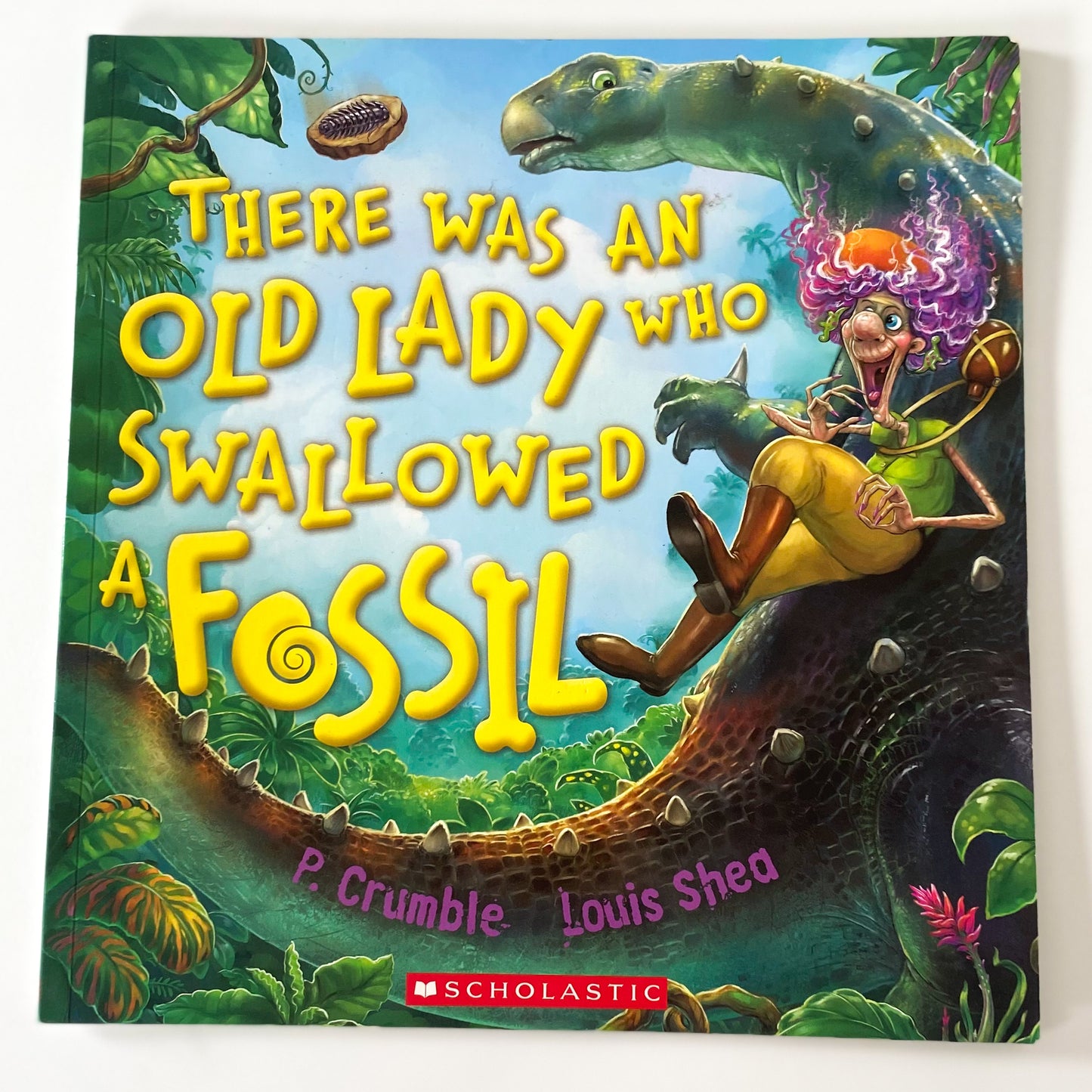 There Was An Old Lady Who Swallowed A Fossil Book