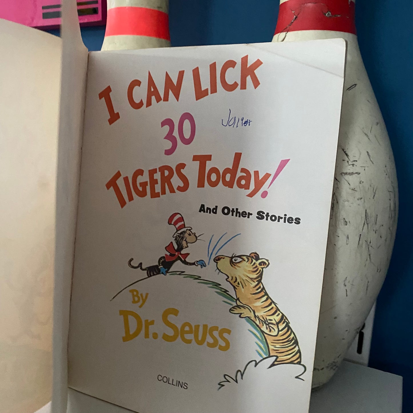 Vintage Dr Seuss I Can Lick 30 Tigers Today! Book