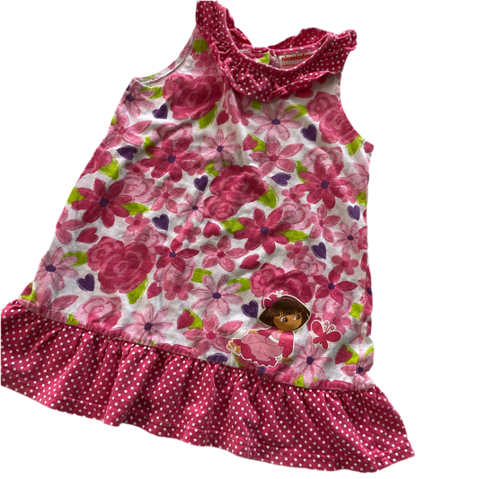 Dora The Explorer Dress - Size 4