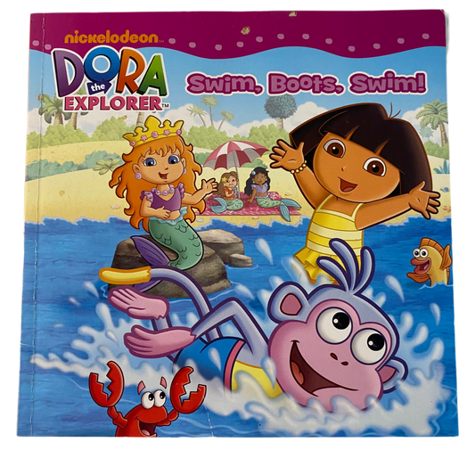 Dora The Explorer Swim Boots Swim Book