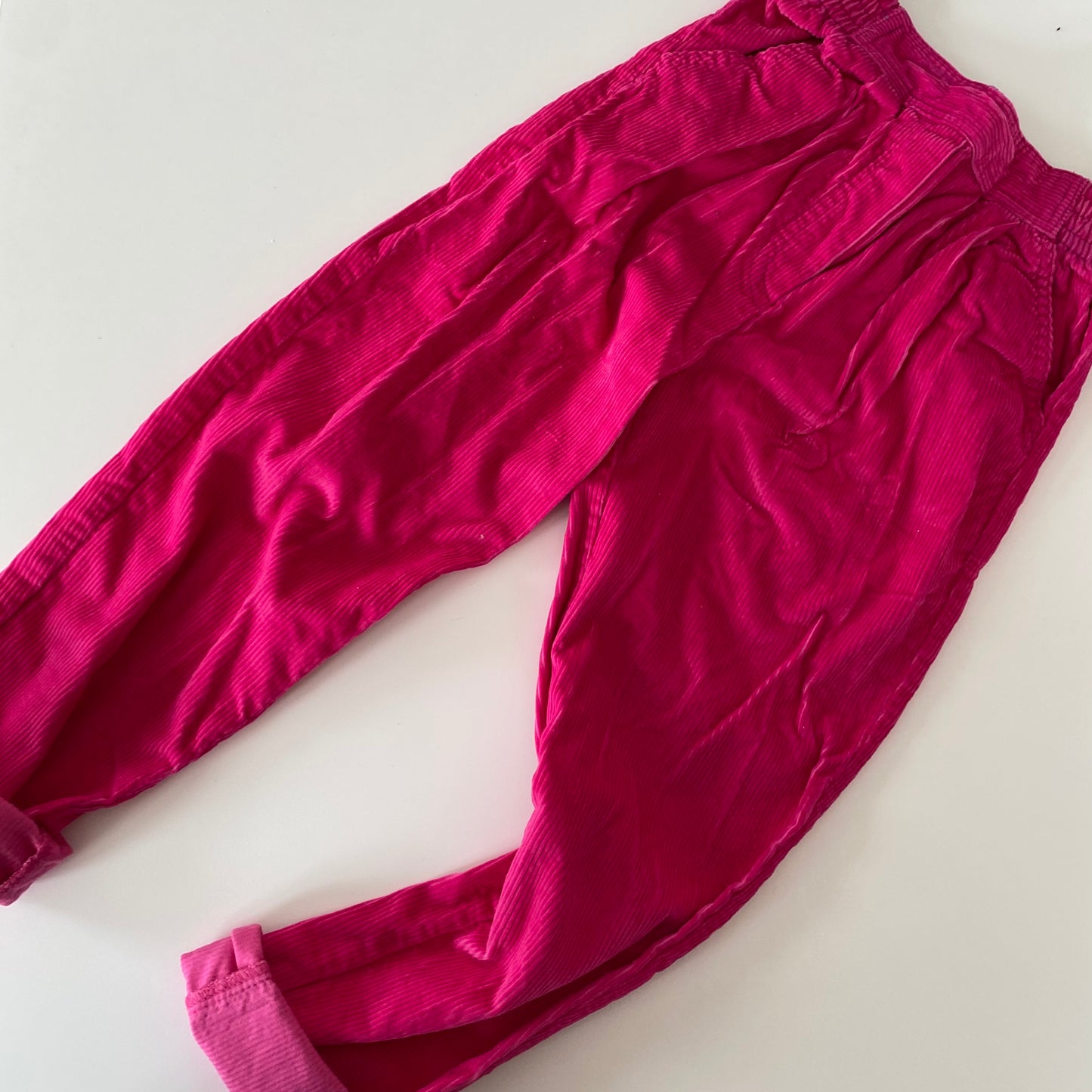 Hot Pink Kids Club Cord Pants - Size 6