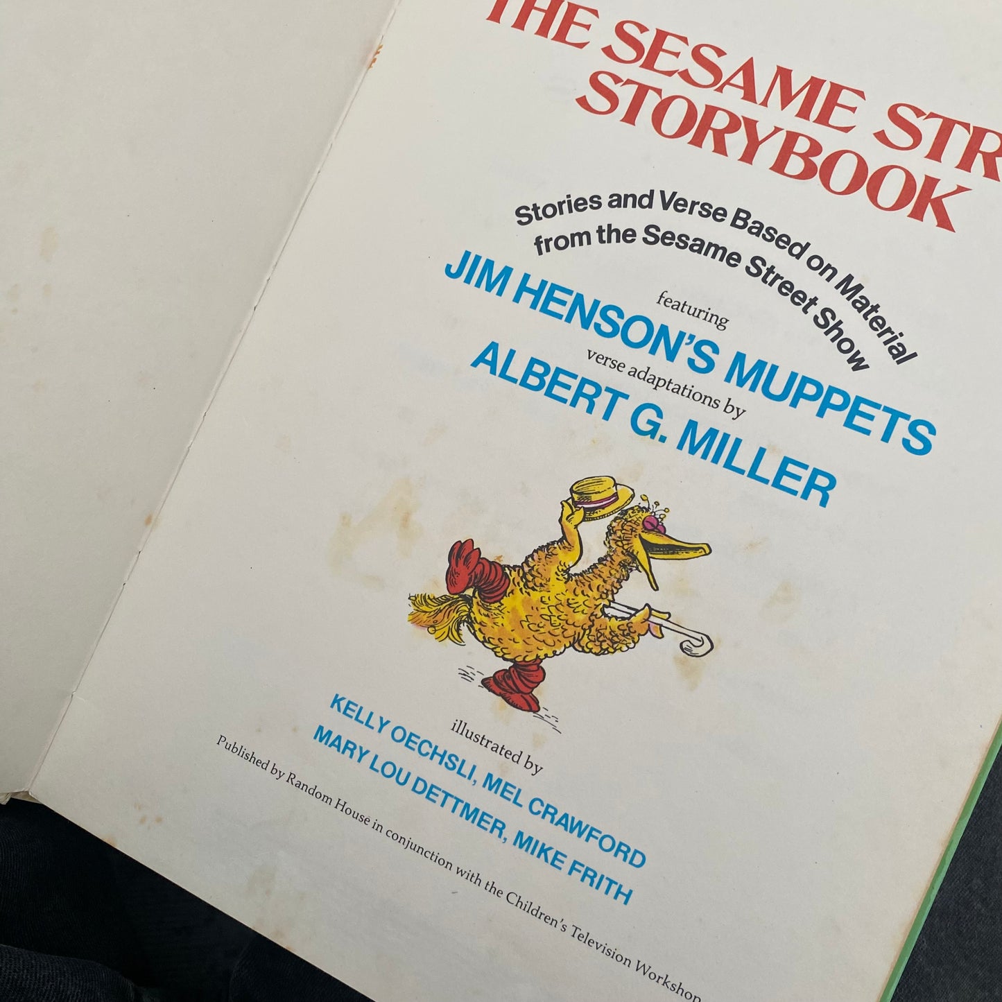 Vintage The Sesame Street Story Book