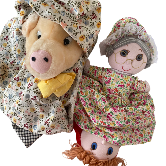 Little Red Riding Hood & Old MacDonald Had A Farm Changeable Puppets