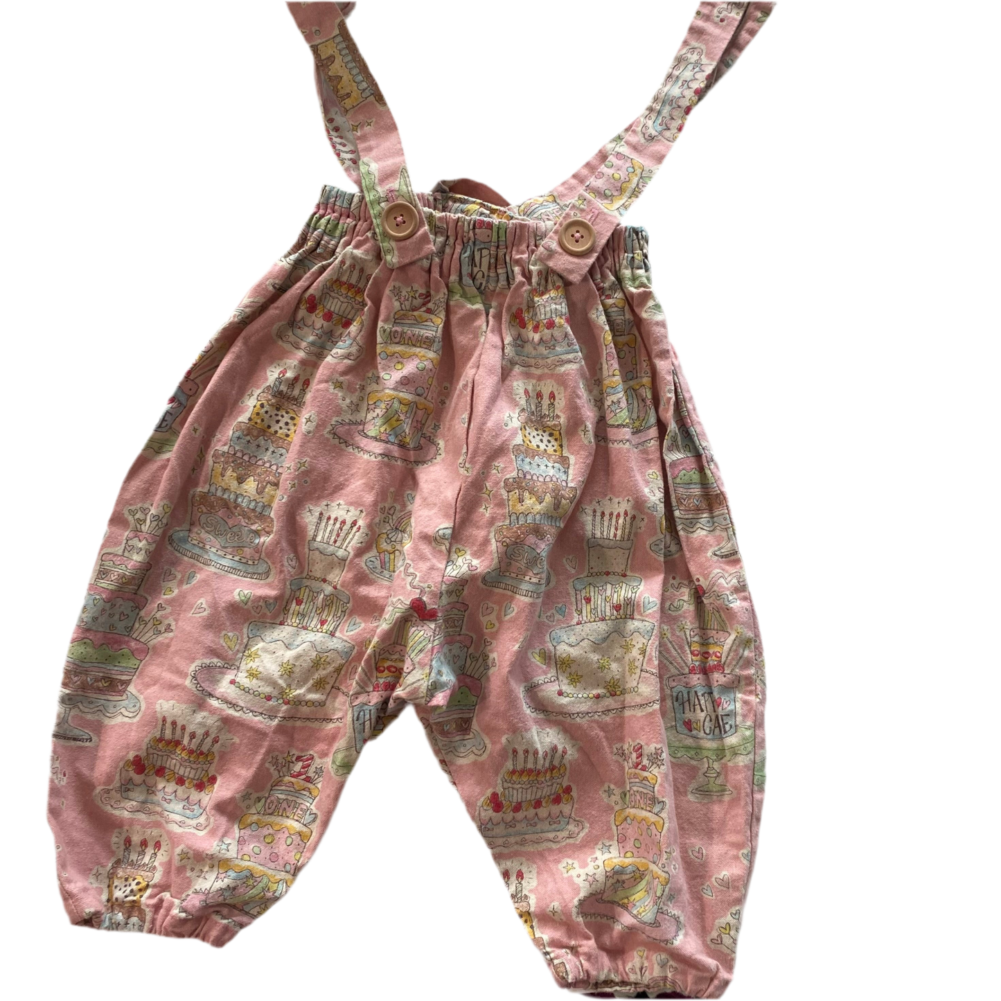 Handmade Suspender Pants - Size 2-4Y