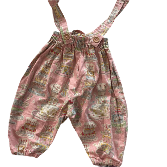 Handmade Suspender Pants - Size 2-4Y