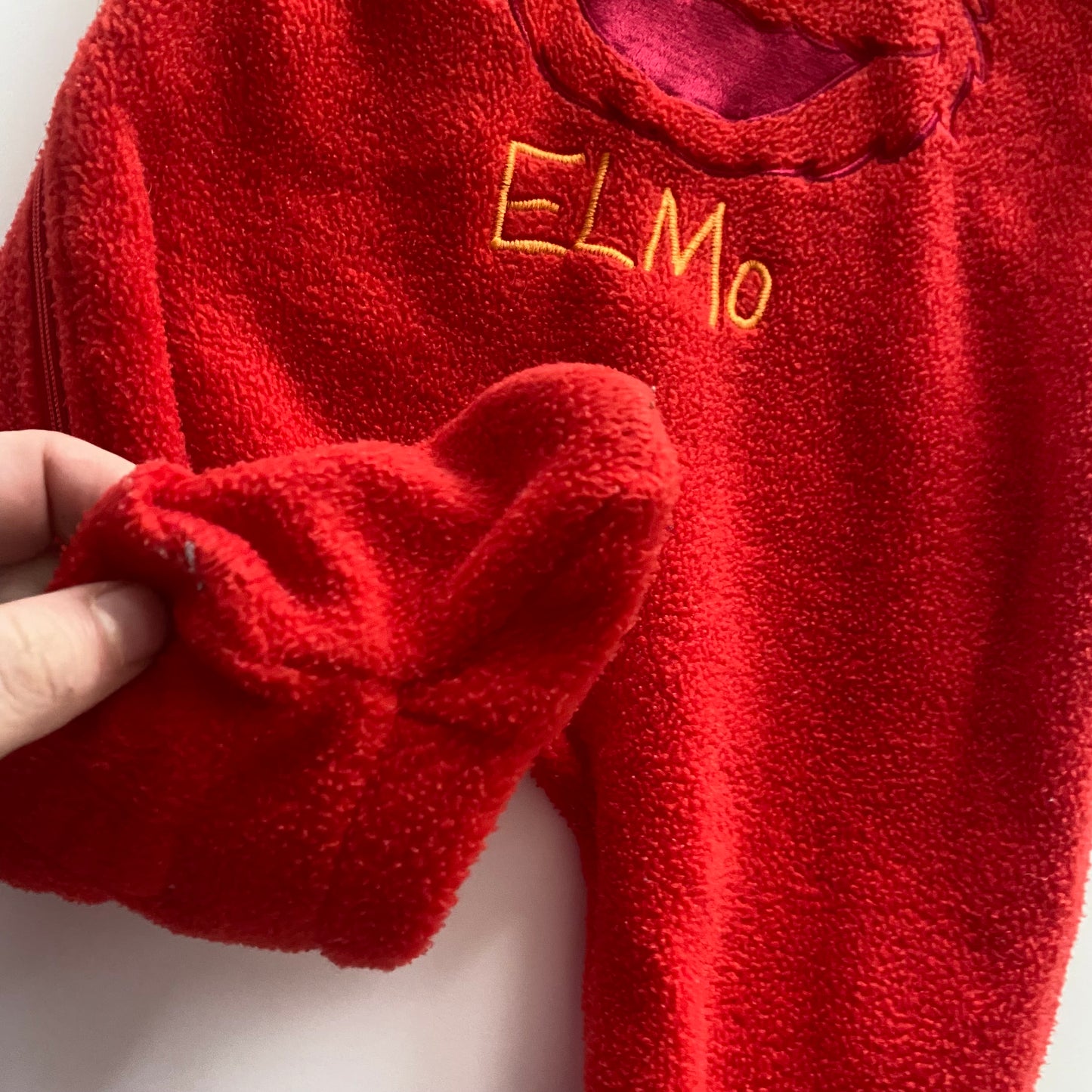 Sesame Street Fleece Footed Suit - Size 3-6M