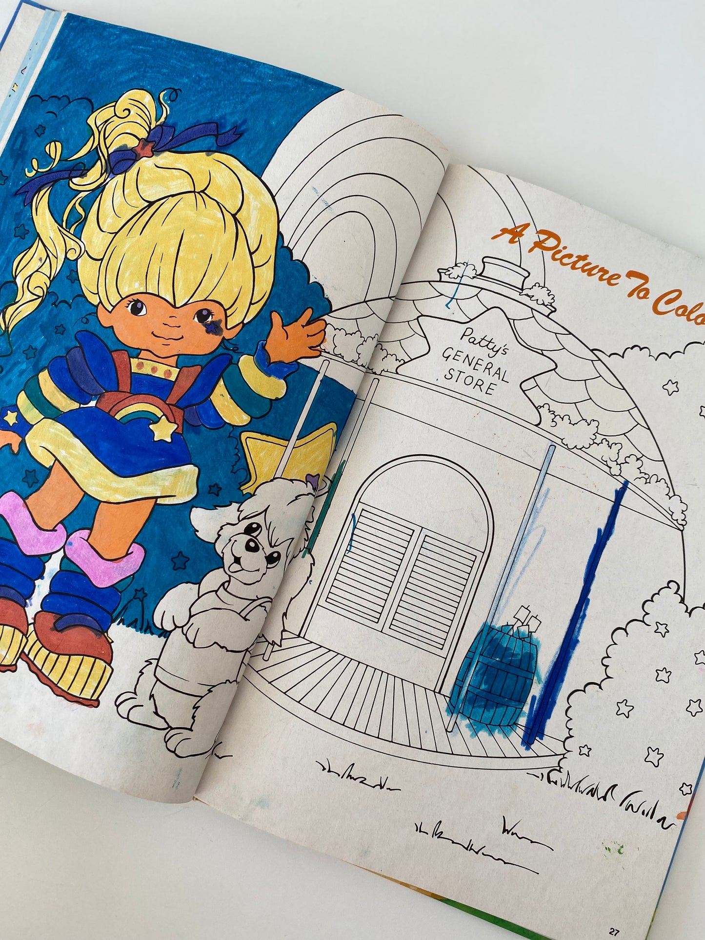 Vintage Rainbow Brite Annual Book