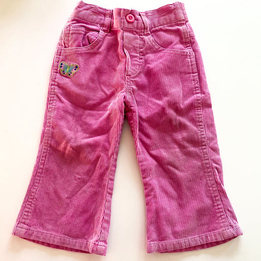 Vintage Teeny Weeny Pink Corduroy Pants - Size 12M