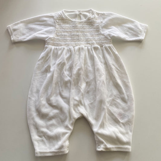 Vintage Velour Romper - Size 3M