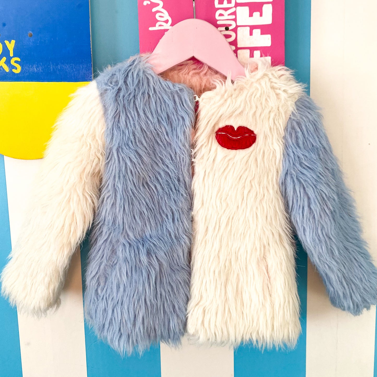 Betsey Johnson Faux Fur Jacket - Size 2
