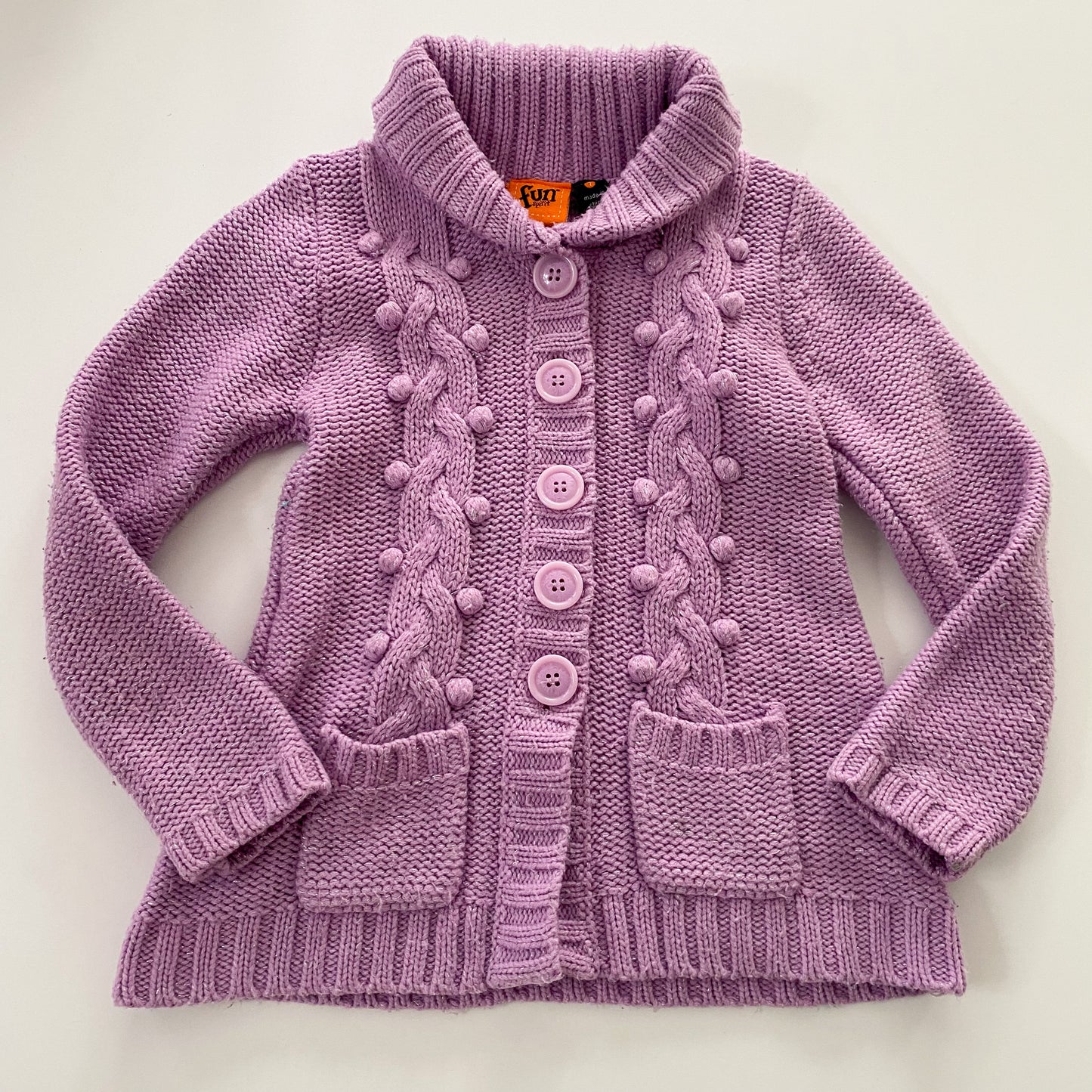 Y2K Knit Cardigan - Size 7