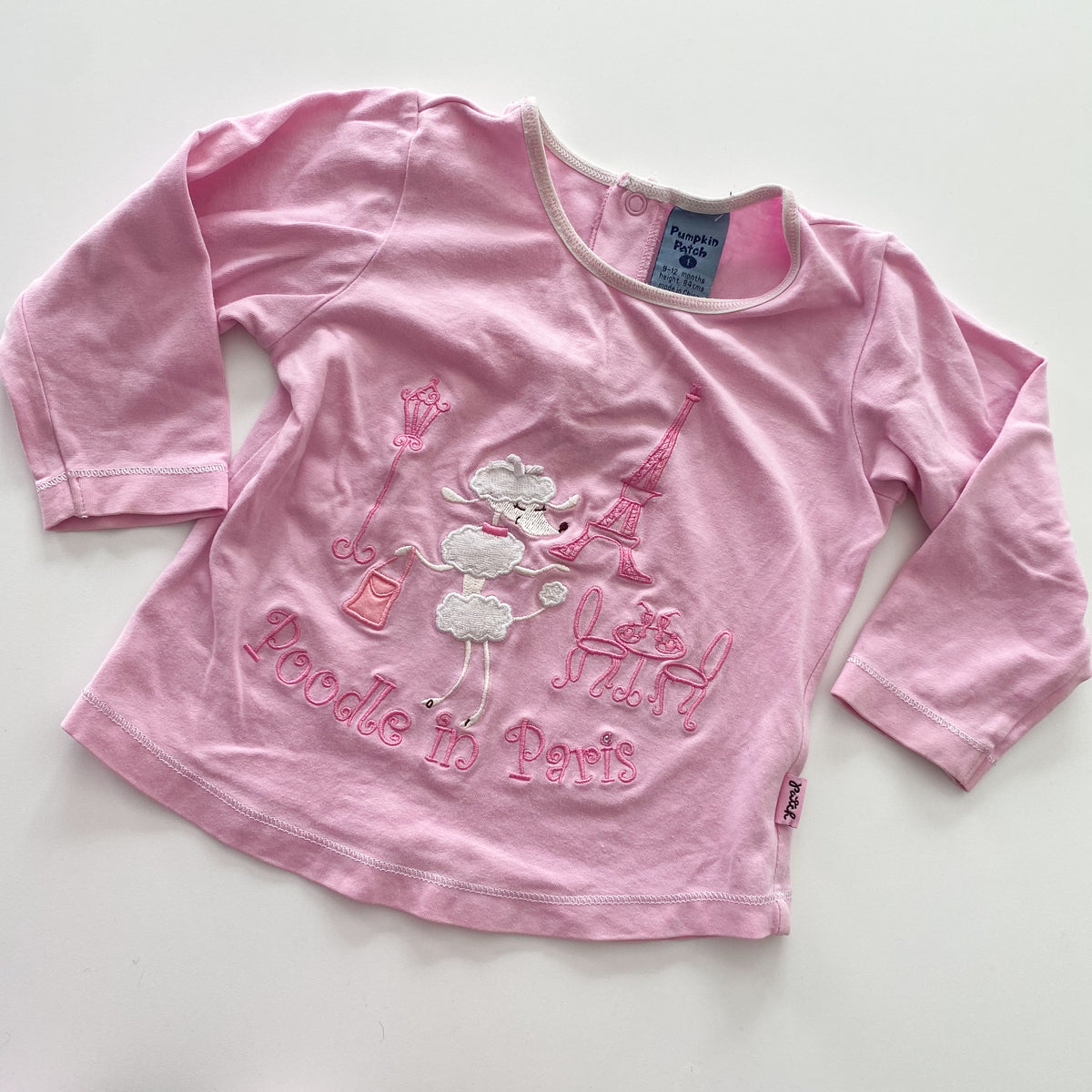 Vintage Pumpkin Patch Long Sleeve Top - Size 1